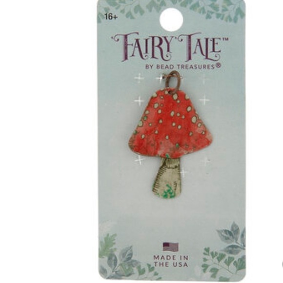 Fairy Tale Mushroom Pendant 🍄, NWT           (For Bundles Only) - Picture 1 of 5